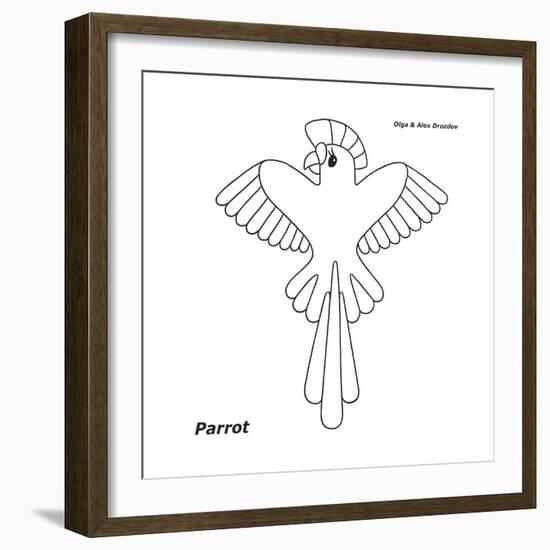 Parrot-Olga And Alexey Drozdov-Framed Giclee Print