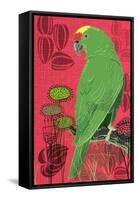 Parrot-Rocket 68-Framed Stretched Canvas