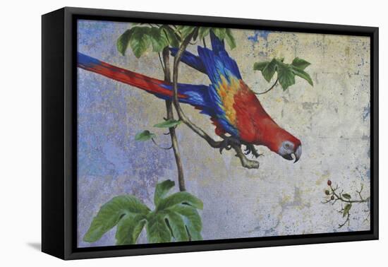 Parrot-Michael Jackson-Framed Stretched Canvas