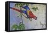 Parrot-Michael Jackson-Framed Stretched Canvas