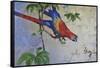 Parrot-Michael Jackson-Framed Stretched Canvas