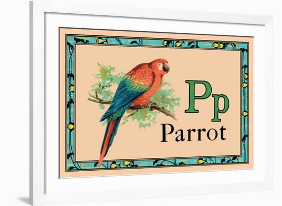 Parrot-null-Framed Art Print