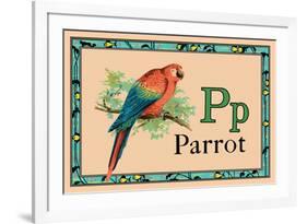 Parrot-null-Framed Art Print