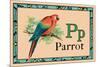 Parrot-null-Mounted Art Print