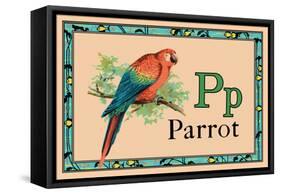 Parrot-null-Framed Stretched Canvas