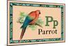 Parrot-null-Mounted Art Print