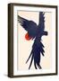 Parrot-Kubistika-Framed Giclee Print