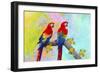 Parrots 87A-Ata Alishahi-Framed Giclee Print