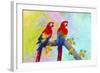 Parrots 87A-Ata Alishahi-Framed Giclee Print