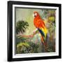 Parrots at Bay I-Jane Slivka-Framed Art Print