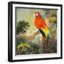 Parrots at Bay I-Jane Slivka-Framed Premium Giclee Print