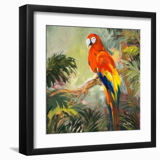 Parrots at Bay I-Jane Slivka-Framed Art Print