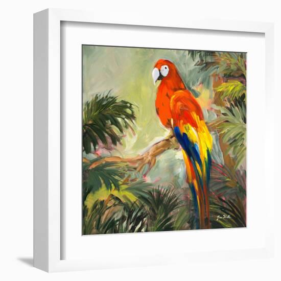 Parrots at Bay I-Jane Slivka-Framed Art Print