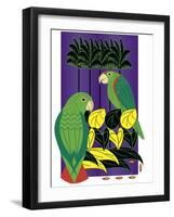 Parrots-Marie Sansone-Framed Giclee Print