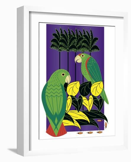 Parrots-Marie Sansone-Framed Giclee Print