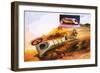 Parry Thomas's Attempt to Regain the Land Speed Record-Andrew Howat-Framed Giclee Print