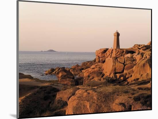 Pars-Kamor Lighthouse, Breton Corniche, Cotes d'Armor, France-David Hughes-Mounted Photographic Print