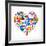 Pars Love - With Set Of Icons-Marish-Framed Art Print