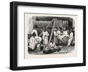 Parsee Cotton Merchants of Bombay, India-null-Framed Giclee Print