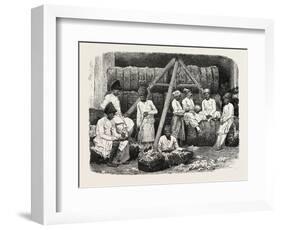 Parsee Cotton Merchants of Bombay, India-null-Framed Giclee Print