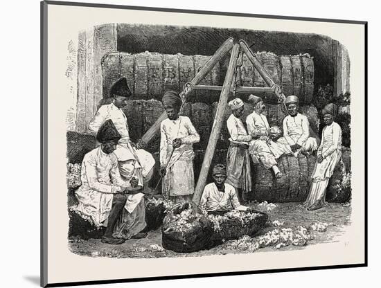 Parsee Cotton Merchants of Bombay, India-null-Mounted Giclee Print