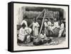 Parsee Cotton Merchants of Bombay, India-null-Framed Stretched Canvas