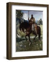 Parsifal in Quest of the Holy Grail, 1912-Ferdinand Leeke-Framed Giclee Print