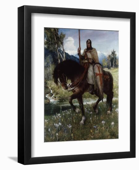 Parsifal in Quest of the Holy Grail, 1912-Ferdinand Leeke-Framed Giclee Print