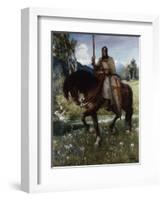 Parsifal in Quest of the Holy Grail, 1912-Ferdinand Leeke-Framed Giclee Print