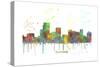 Parsippany New Jersey Skyline MCLR 1-Marlene Watson-Stretched Canvas