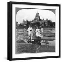 Parsis Worshipping the New Moon, Bombay, India, 1903-Underwood & Underwood-Framed Giclee Print