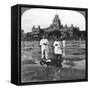 Parsis Worshipping the New Moon, Bombay, India, 1903-Underwood & Underwood-Framed Stretched Canvas