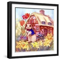 Parsley Bunny's House-Judy Mastrangelo-Framed Giclee Print