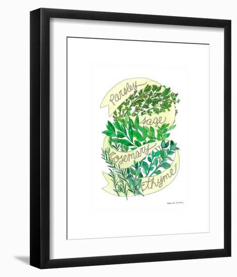 Parsley Sage Rosemary Thyme-Marcella Kriebel-Framed Giclee Print