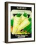 Parsnip Seed Packet-Lantern Press-Framed Art Print