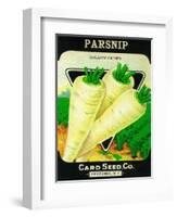 Parsnip Seed Packet-Lantern Press-Framed Art Print