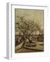 Parsonage Garden in Nuenen, March 1884-Vincent van Gogh-Framed Giclee Print