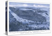 New York and Brooklyn, c. 1875-Parsons and Atwater-Mounted Art Print