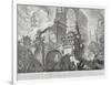 Part of a Harbor for the use of the ancient Romans opening onto a large market square-Giovanni Battista Piranesi-Framed Giclee Print