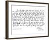 Part of a Letter from Bishop Warburton, Respecting the Poems of Milton, 1737-William Warburton-Framed Giclee Print