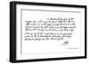 Part of a Letter from John Gay to Dean Swift, C1728-John Gay-Framed Giclee Print