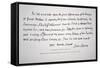 Part of a Letter Written and Signed by President John Adams-John Adams-Framed Stretched Canvas