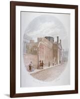 Part of a Wall of the Old British Museum, Bloomsbury, London, 1850-James Findlay-Framed Giclee Print