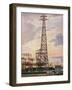 Part of Britain's National Grid This is the Sub-Station at Yoker Near Glasgow Scotland-null-Framed Photographic Print