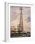 Part of Britain's National Grid This is the Sub-Station at Yoker Near Glasgow Scotland-null-Framed Photographic Print