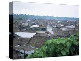 Part of City Built Closer to the River, Iquitos, Amazon, Peru, South America-Aaron McCoy-Stretched Canvas