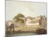 Part of City of Patna, on River Ganges, from 'Oriental Scenery: Twenty Four Views in Hindoostan'-Thomas Daniell-Mounted Giclee Print