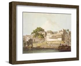 Part of City of Patna, on River Ganges, from 'Oriental Scenery: Twenty Four Views in Hindoostan'-Thomas Daniell-Framed Giclee Print