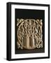 Part of Ivory Mirror Case Carved with Scenes of Siege of Castle of God of Love-null-Framed Giclee Print