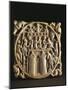 Part of Ivory Mirror Case Carved with Scenes of Siege of Castle of God of Love-null-Mounted Giclee Print